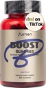 Boost Gummies, Serenoa Repens & Ashwagandha Extract, Saw Palmetto för män, Förbättra kroppsfunktionen, minska stress, manlig vitalitetstillägg, Cola Flavor (60 Gummies)