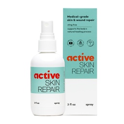 Active Skin Repair First Aid Healing Skin Spray - Natural & Non-Toxic med Hypochlorus Acid för mindre skär, sår, skrapor, streck, solbrännor och mer, 3 oz