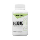 NutraBio L-Leucine Supplement - Optimal Aminosyra för muskeltillväxt och återhämtning - Naturligtvis Fermenterad fri form Leucine Aminosyror Supplement- Vegan, icke-GMO, Glutenfri - 400mg, 180 kapslar