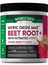 Naturens sanning Beet Root Powder | 7.73 oz | Nitric Oxide Supplement för män och kvinnor | Vegan, Non-GMO & Gluten Free Pre-Workout | Mixed Berry Flavor