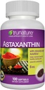Generisk trunatur Astaxanthin 6 mg. - Förbättrar hudens elasticitet, fukt, textur och ton - 100 Softgels