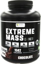 Extreme Mass Weight Gainer Muscle Builder, 10 lb (4,54 kg) med mindre socker för intensiv träning Made of high Calorie Fortified whey Protein (Chocolate)
