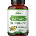 Zazzee Extra Strength Boswellia 10:1 Extract, 65% Boswellic Acid, 180 Vegan Capsules, 6 månaders leverans, Boswellia Serrata, Joint Comfort, Mobility & Flexibility Support, Non-GMO, tillverkad i USA