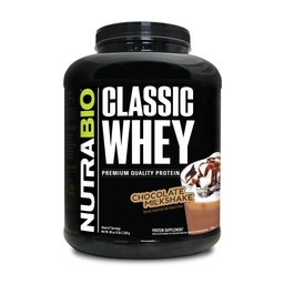 NutraBio Classic Whey Protein Powder- Full-Spectrum Amino Acid Profile - Inga fillers, konstgjorda färger, konserveringsmedel - Låg Glykemisk Index - Chokladmjölkskaka, 5 pund