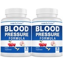 [2-Bottle Value Pack] Longevity Blood Pressure Formel - vetenskapligt formulerad med Hawthorn & 12 + Alla naturliga örter