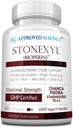 Godkänd vetenskap Stonexyl - Herbal Support för njurstenar - 60 kapslar - Chanca Piedra - Hög Absorption -1 Månadsförsörjning - Vegan