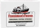 Fisherman's Friend Original Extra Strong Menthol Cough Suppressant Lozenges - 38 lozenges, Pack of 3