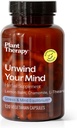 Växtterapi Unwind Your Mind Herbal Supplement Capsules, Naturally Relaxing, hjälper till att lugna en upptagen hjärna, bra efter en lång dag eller före sängen, 120 vegetariska kapslar (4 månaders leverans), tillverkade i USA