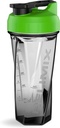 HELIMIX 2.0 Vortex Blender Shaker Bottle Holds upp till 28oz | No Blending Ball or Whisk | USA Made | Portable Pre Workout Whey Protein Drink Shaker Cup | Mixes Cocktails Smoothies Shakes | Top Rack Safe