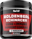 Goldenseal Root Capsule med Echinacea, Panax Ginseng Root, Immune Support Complex som Elderberry, Garlic Bulb - 60 kapslar - Digestive Health, Body Balance & More - Goldenseal Root Powder