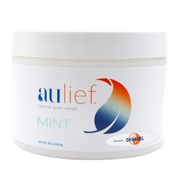 Kina-Gel Aulief Smärta Relief Cream Arthritis & Muscle Rub för ömma muskler och gemensam smärta, hals, knä och bakvärk, Premium Mint Green Topical Gel, 8 oz Jar
