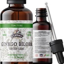 Ginkgo Biloba Tincture Organic Ginkgo Biloba Extract (Ginkgo Biloba) Torkade Leaf Herbal Supplement 2 oz