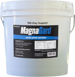 Gastric Support Supplement for Horses | Relieves Ulcers, Calming Supplement, Magnesium & Other Vital Minerals | Powder, 20lb Bucket, 5-månaders leverans | av Eagle Equine