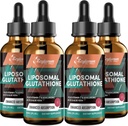 2000MG Liposomal Glutathione Liquid Drops, Ultra High Absorption, Natural Detoxification, Immune System & Skin Supprot*, L-Glutathione, Vitamin C & Hyaluronic Acid, Capsules Alternative, 8.08 OZ