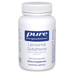 Rena inkapslingar Liposomal Glutathione - Immun Support & Liver Detox * - Antioxidantskydd - med Setria Glutathione - Non-GMO - 60 Softgel kapslar