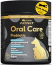Oral Probiotic for Dogs – Advanced Dental Health Supplement with Probiotics, Seaweed Green Tea Extract – Supports Gum Health, Reduces Plaque & Bad Breath – 60 Capsules and 2 Periodontal Test Strips