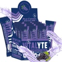 Vitalyte Electrolyte Powder Packets - Isotonic Clean Electrolyte Hydration Drink Mix - Single Serve Rehydration Packets with No Artificial Colors, Flavors or Sweeteners (Grape, Pack of 25)
