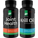 Daiwa Joint och Krill Oil Supplement Pack - Omega 3 Krill Oil Capsules med Herbal Blend, 2-i-1 Formel