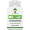 VitaMonk FenuTraxTM Fenugreek Extract Powerful 50% Fenugreek Seed Extract Standardized för Fenuside - High Furostanol Glycoside och Saponin Innehåll När Jämfört med Testofen - 60 kapslar