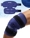 Forias 14.4" Ice Pack för Knee Pain Relief, Återanvändbar Gel Ice Pack Wrap för skador, Knee Replacement Surgery, Swelling, Arthritis, Meniscus Tear och ACL, Blue