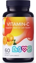 LIVS Vitamin C 250mg Gummies for Kids & Adults | antioxidants & Immune Support Supplement | Hair, Skin and Nails Vitamins for Women & Men | Vegen & Free from GMO & Gluten - 250mg VIT C/Dose - 60 ct