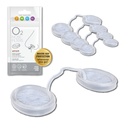 O2 näsfilter med 3M-filtrering - näsfilter för allergier - Nasal Filter för allergier - Nostril Dust Mask, Smoke & Allergy Filter (Trial Size, Pack of 4)