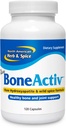 NORTH AMERICAN HERB & SPICE BoneActiv - 120 kapslar - Bone & Joint Support - MCHA, Sage, Rosemary, Oreganol P73 Oregano Oil - Non-GMO - 30 portioner