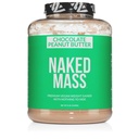 NAKED Vegan Mass - Choklad jordnötssmör - 1 290 kalorier, ingenting artificiellt, all naturlig choklad PB Vikt Gainer Proteinpulver, icke-GMO, Soy & Gluten Free - 8LB Bulk - 11 portioner