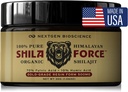 ShilaForceTM Shilajit Pure Gold-Grade Wild-Harvested Himalayan Organic Live Resin - 500mg 70% Fulvic Acid & 10% Humic Acid med 85 + Trace Minerals, 30g Made i USA, Brown