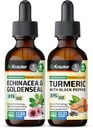 Echinacea med Goldenseal Tincture 2 Fl. Oz. & Turmeric Tincture 2 Fl. Oz.