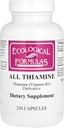Ekologiska formler All Thiamine, 250 kapslar
