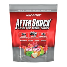 Myogenix Aftershock Post Workout - Muscle Growth Whey Protein Powder - Speeds Up Muscle Growth and Recovery - Stöder Joint Health och återger Glycogen - Fruit Punch, 6 lbs