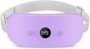 NOWWISH Värme Pad för period kramper Smärta Relief, Portable Electric Cordless Menstrual Värme Pad laddningsbar med 6 värmenivåer och 6 Massage Modes, julklappar för kvinnor Teen Girls, Purple