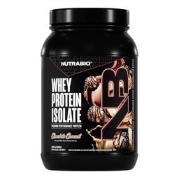 NutraBio 100% Whey Protein Isolate Protein Powder, 25g Protein med komplett Amino Acid Profile, Non-GMO, Soy & Gluten Free, Low Carb, Low Calorie Whey Protein Powder, Chocolate Dipped Macaroon, 2 Lbs