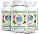 Vital Hair Complex -Hair Growth Vitamins for Women and Men -Biotin & Vitamin B -Hair Growth Supplement for Healthy Hair Skin & Nails -Hormone & Gluten Free -Hair Vitamins för kvinnor
