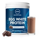MRM Nutrition Egg White Protein | Chocolate Flavored | 23g Fat-Free Protein | med Digestive enzymer | Högsta biologiska värde | kliniskt testad | 10 portioner