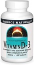 Källa Naturals Vitamin D-3 400 iu, stöder immunsystemet och starka ben * - 100 tabletter