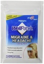 WellPatch Migraine & Headache Cooling Patch - Drug Free, varar upp till 12 timmar, säker att använda med medicinering - Stora fläckar (4 stora fläckar), varje 4,3 x 2 i