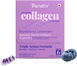 Avancerad japansk Marine Collagen Powder | Typ 1 och 3 | Kosttillskott för kvinnor och män med Hyaluronsyra | Stöder hudglöd, hårväxt och nagelstyrka