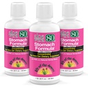 Lily Of The Desert Stomach Formel, Aloe Vera 80 Gel - Koncentrerad Aloe Vera Juice med Slippery Elm, Chamomile, Peppermint och Ginger för Gut Health, Heartburn, Acid Reflux, 32 Oz (Pack av 3)