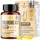 19-in-1 Hyaluronic Acid Capsules - Hylunaric Acid 1200 mg, with Collagen Peptides, Vitamin C, Phytoceramides - for Skin, Eyes, Gastrointestinal, Bones Support (1 Pack)