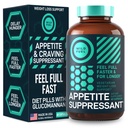 Appetite Suppressant for Weight Loss, Hunger Suppressant - Diet Pills That Work Fast for Women and Men - Garcinia Cambogia, Glucomannan, White Kidney Bean Carb Blocker and Fat Burner - 60 Veggie Caps