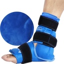 Atsuwell Ankle Ice Pack Wrap, Reusable Ice Pack för Ankle, Large Gel Cold Pack Foot för Cold Compression, Flexible Heel Gel Pack för Män Kvinnor, Relaxation