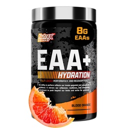 Nutrex Research EAA Hydration | EAAs + BCAAs Powder | Muscle Recovery, Styrka, Muscle Building, Endurance | 8G Essential Amino Acids + Electrolytes | Blood Orange Flavor 30 Servering