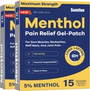 Sumifun Medicated Cold Hot Patches - 30 greve 5% Menthol Extra Strength Pain Relief Patches Kraftfull riktad lättnad för enkla bakvärk, gemensam smärta, Stiff Neck, Muscle Sore