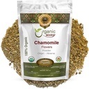 Organic Way Chamomile Flowers Powder (Matricaria chamomilla) Herbal Tea - European Wild-Harvest | Organic & Kosher Certified | Non GMO | USDA Certified | Origin - Albanien (1/4 LB - 4 Oz)