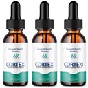 (3 Pack) Cortexi Ear Drops - Officiell Formel - Cortexi Tinnitus Behandling Cortexi Hearing Support Drops, Cortexi för ringning i öron, Cortexi Supplement Drops Maximum Strength New Improved (3 oz)