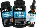 Vattenpiller Diuretics & Lymphatic Drainage Supplements - Natural Away Pills Water Retention & Organic Lymphatic Support Liquid Drops Cleanse - Fluid & Lymph System Support Supplement Detox
