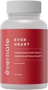 Ever Heart | Blodtrycksstödstillägg | Kombination av vitlök, Hawthorn, Ginkgo biloba, Zink, & L-Arginine | Non GMO, Gluten Free | Lätt att svälja & Digest | 60 kapslar