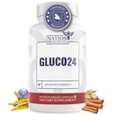 Gluco24 Supplement - Tillägg med kanel, berberin, vitamin C och mer - Tillägg för män och kvinnor, 60 kapslar